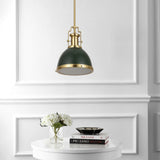 Homer Modern Industrial Iron LED Dome Pendant