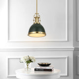 Homer Modern Industrial Iron LED Dome Pendant