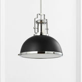 Homer Modern Industrial Iron LED Dome Pendant