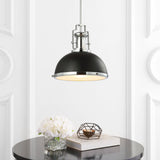 Homer Modern Industrial Iron LED Dome Pendant