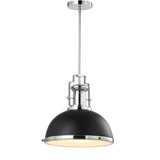 Homer Modern Industrial Iron LED Dome Pendant