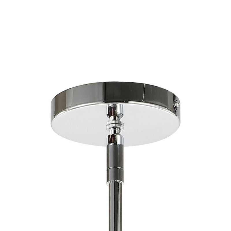 Homer Modern Industrial Iron LED Dome Pendant