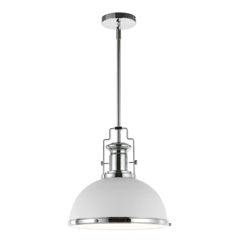 Homer Modern Industrial Iron LED Dome Pendant