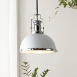 Homer Modern Industrial Iron LED Dome Pendant