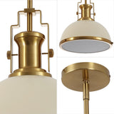 Homer Modern Industrial Iron LED Dome Pendant