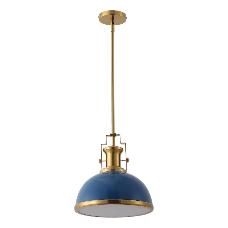 Homer Modern Industrial Iron LED Dome Pendant