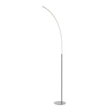 Curva 64" Metal Minimalist Modern LED Integrated Floor Lamp - JONATHAN Y
