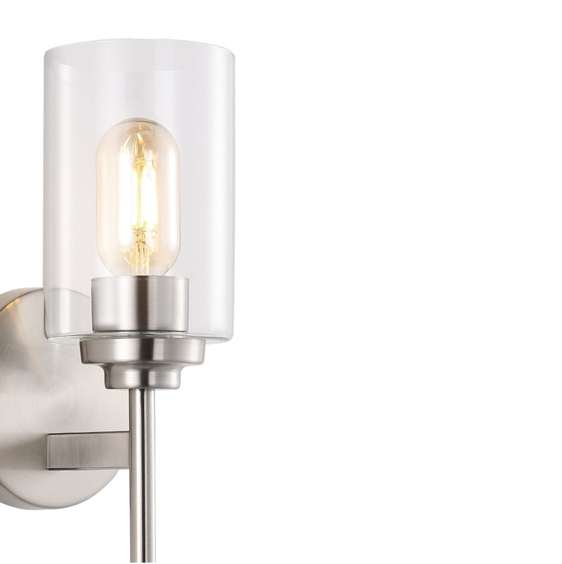 Juno Farmhouse Industrial Iron Cylinder LED Sconce
