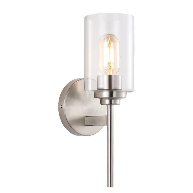 Juno Farmhouse Industrial Iron Cylinder LED Sconce