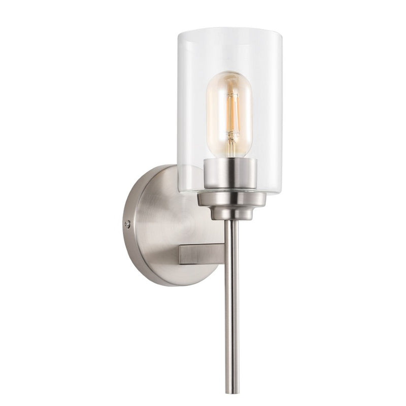 Juno Farmhouse Industrial Iron Cylinder LED Sconce