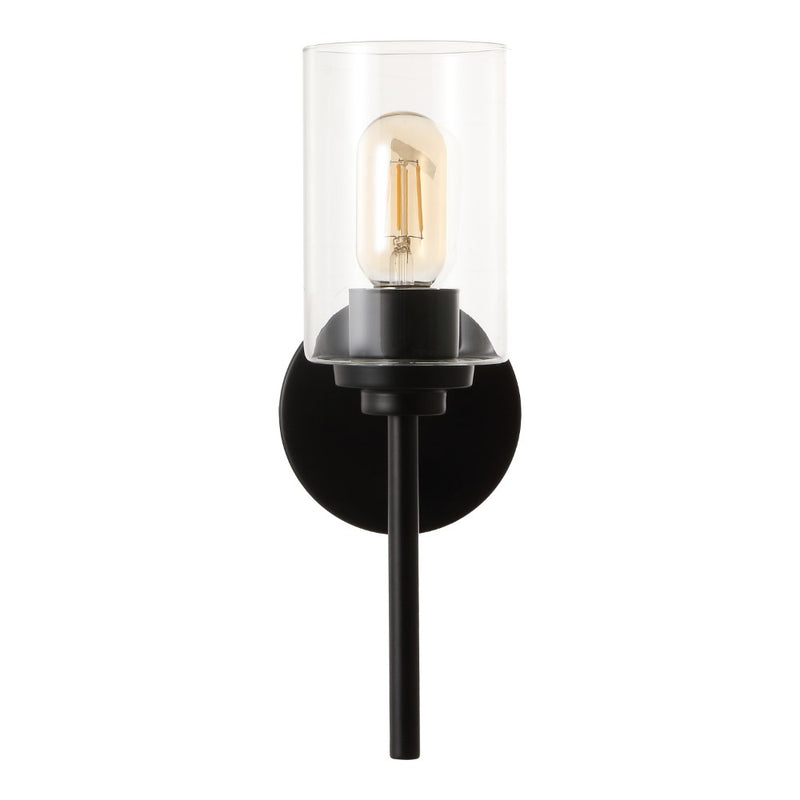 Juno Farmhouse Industrial Iron Cylinder LED Sconce