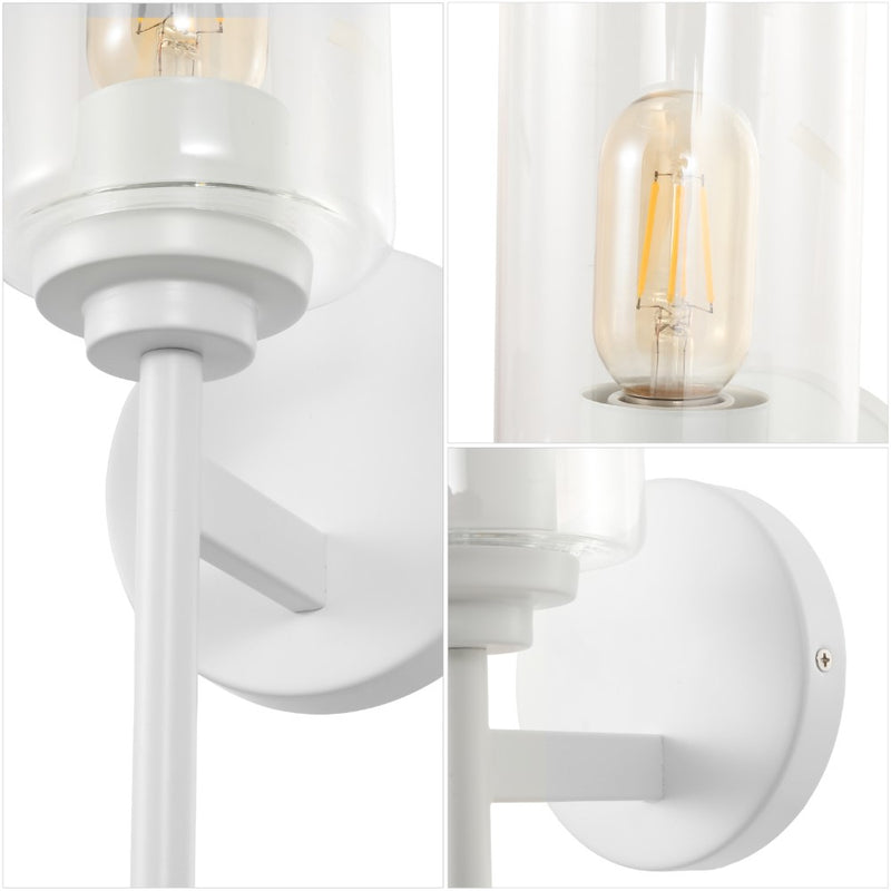 Juno Farmhouse Industrial Iron Cylinder LED Sconce