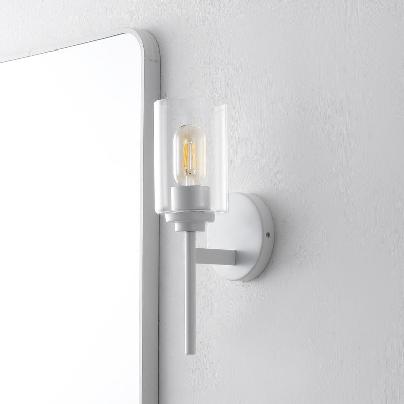 Juno Farmhouse Industrial Iron Cylinder LED Sconce