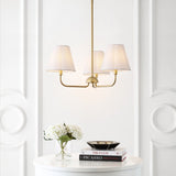 Pauline Coastal Contemporary Adjustable Swooping Arm Candle-Style Metal LED Chandelier