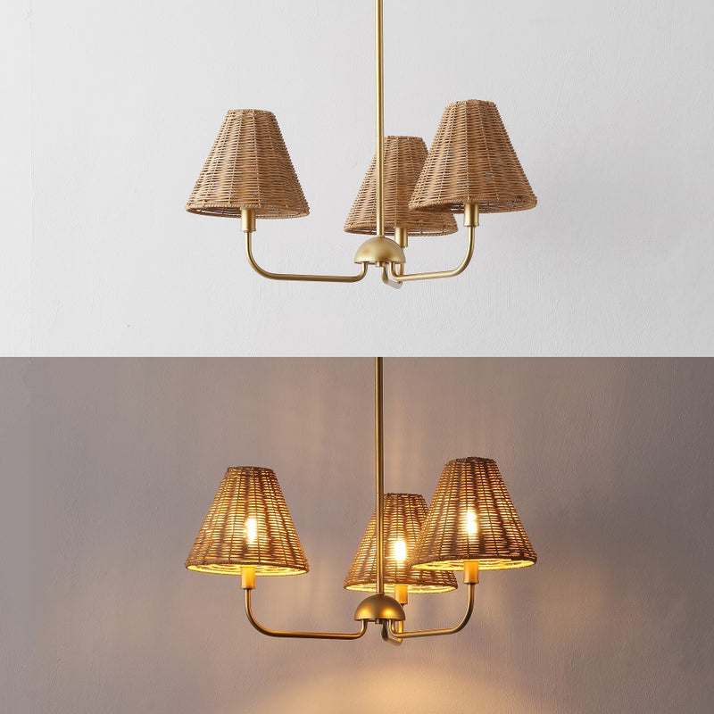 Pauline Coastal Contemporary Adjustable Swooping Arm Candle-Style Metal LED Chandelier