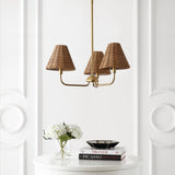 Pauline Coastal Contemporary Adjustable Swooping Arm Candle-Style Metal LED Chandelier