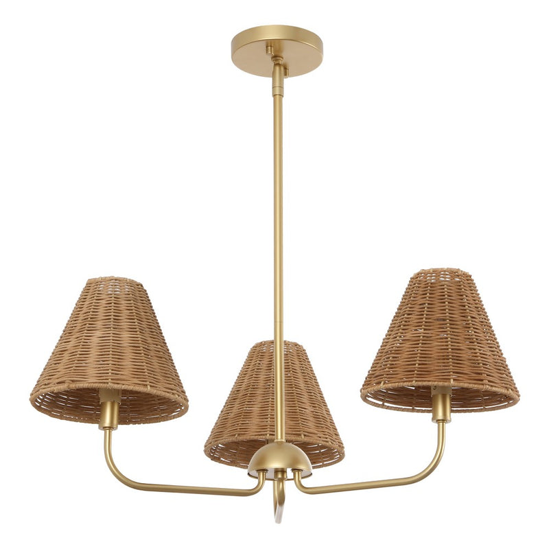Pauline Coastal Contemporary Adjustable Swooping Arm Candle-Style Metal LED Chandelier
