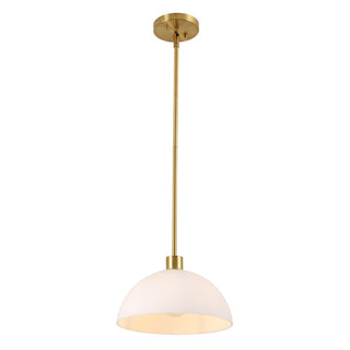 Solene Modern Contemporary Adjustable Metal/Glass Dome LED Pendant