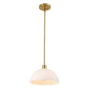 Solene Modern Contemporary Adjustable Metal/Glass Dome LED Pendant