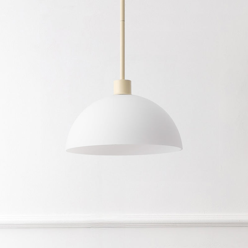 Solene Modern Contemporary Adjustable Metal/Glass Dome LED Pendant
