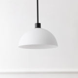 Solene Modern Contemporary Adjustable Metal/Glass Dome LED Pendant