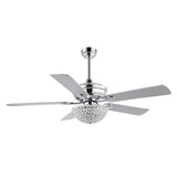 Cammy 52" Traditional Transitional Iron LED CEILING FAN - JONATHAN Y