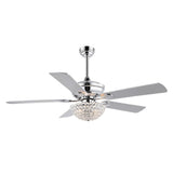 Cammy 52" Traditional Transitional Iron LED CEILING FAN - JONATHAN Y