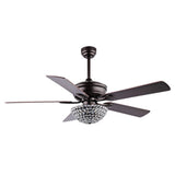 Cammy 52" Traditional Transitional Iron LED CEILING FAN - JONATHAN Y