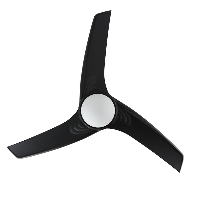 Sully 52" Contemporary Industrial Iron/Plastic Mobile-App/Remote-Controlled 6-Speed Propeller Integrated LED Ceiling Fan - JONATHAN Y