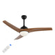 Light Brown Wood Finish/White