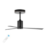 Levi 52" 1-Light Contemporary Minimalist 6-Speed Iron Height Adjustable Integrated LED Ceiling Fan with Remote - JONATHAN Y