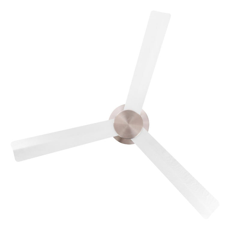 Levi 52" 1-Light Contemporary Minimalist 6-Speed Iron Height Adjustable Integrated LED Ceiling Fan with Remote - JONATHAN Y
