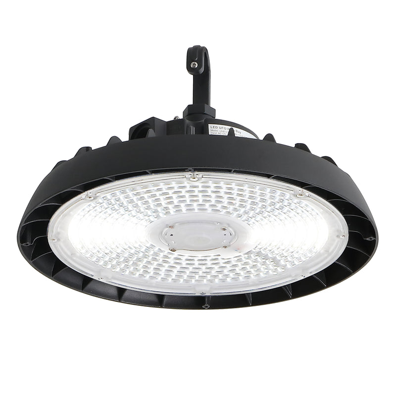 12 in. 200-Watt Integrated LED High Bay Indoor/Outdoor UFO Light with 26000 Lumens 5000K