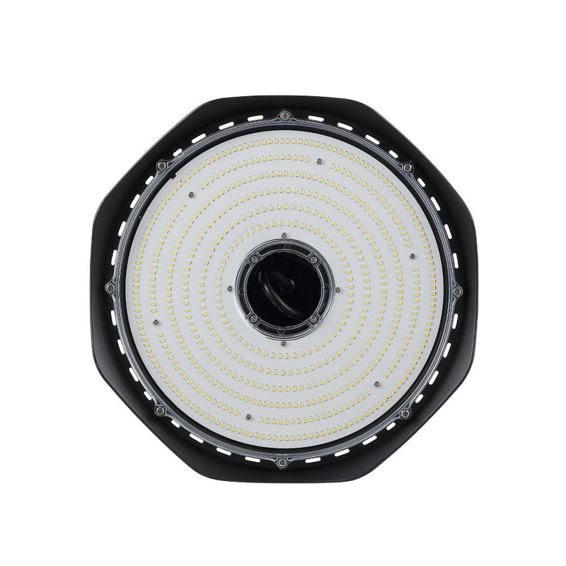 12 in. 200-Watt Integrated LED High Bay Indoor/Outdoor UFO Light with 26000 Lumens 5000K - JONATHAN Y