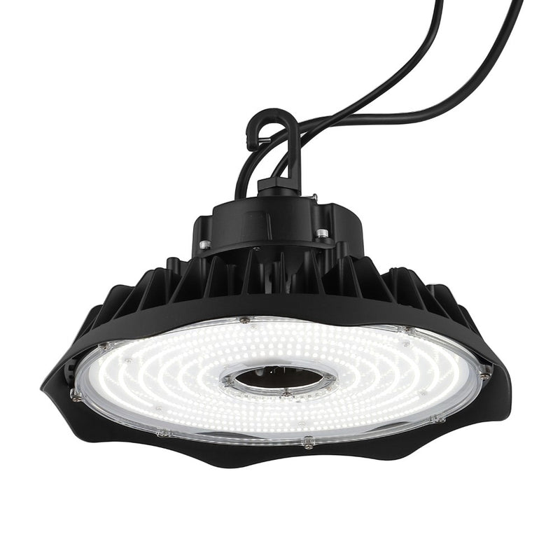 12 in. 200-Watt Integrated LED High Bay Indoor/Outdoor UFO Light with 26000 Lumens 5000K - JONATHAN Y