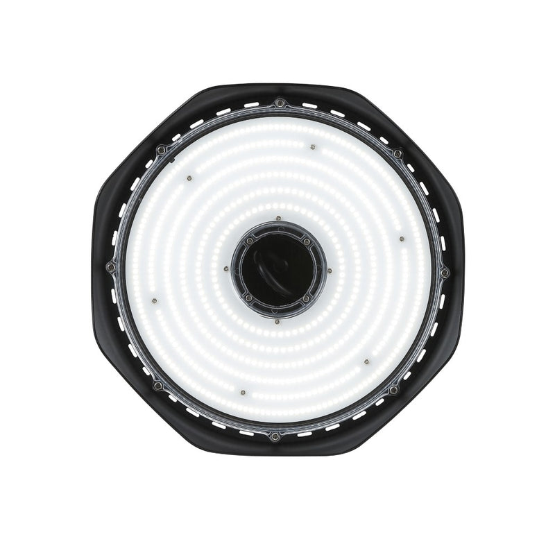 12 in. 200-Watt Integrated LED Motion Sensor High Bay Indoor/Outdoor UFO Light with 26000 Lumens 5000K - JONATHAN Y