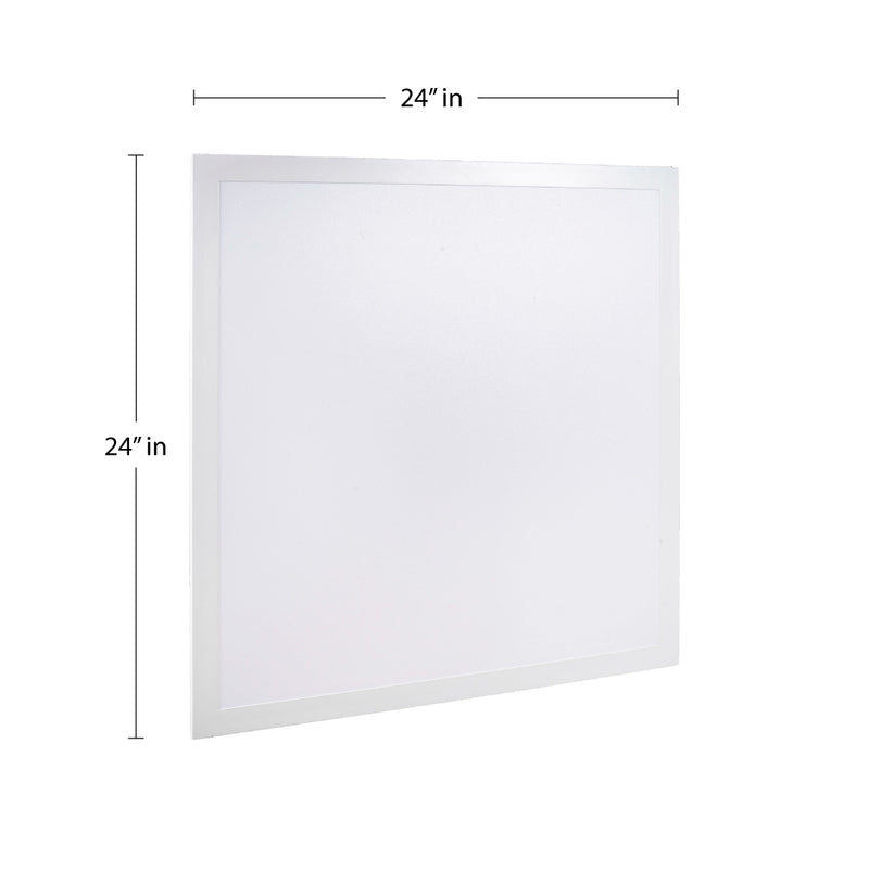 2 ft. X 2 ft. 40-Watt Dimmable Integrated LED Flat Panel Flush Mount Light with 4400 Lumens 5000K - JONATHAN Y