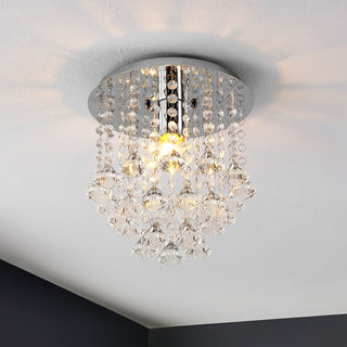 Lillibet 9.88" Traditional Transitional Iron LED Semi Flush Mount - JONATHAN Y