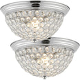 Chrome/Clear (Set of 2)