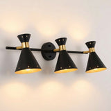 Elroy 18.25" Iron Retro Contemporary LED Track Light Black/Gold / 3 Sockets – MAIN-ROOM