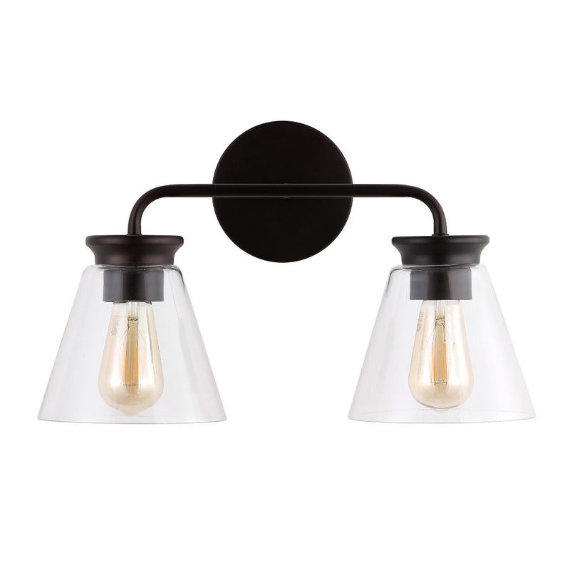 Kondo Modern Farmhouse Iron LED Vanity - JONATHAN Y