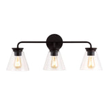 Kondo Modern Farmhouse Iron LED Vanity - JONATHAN Y