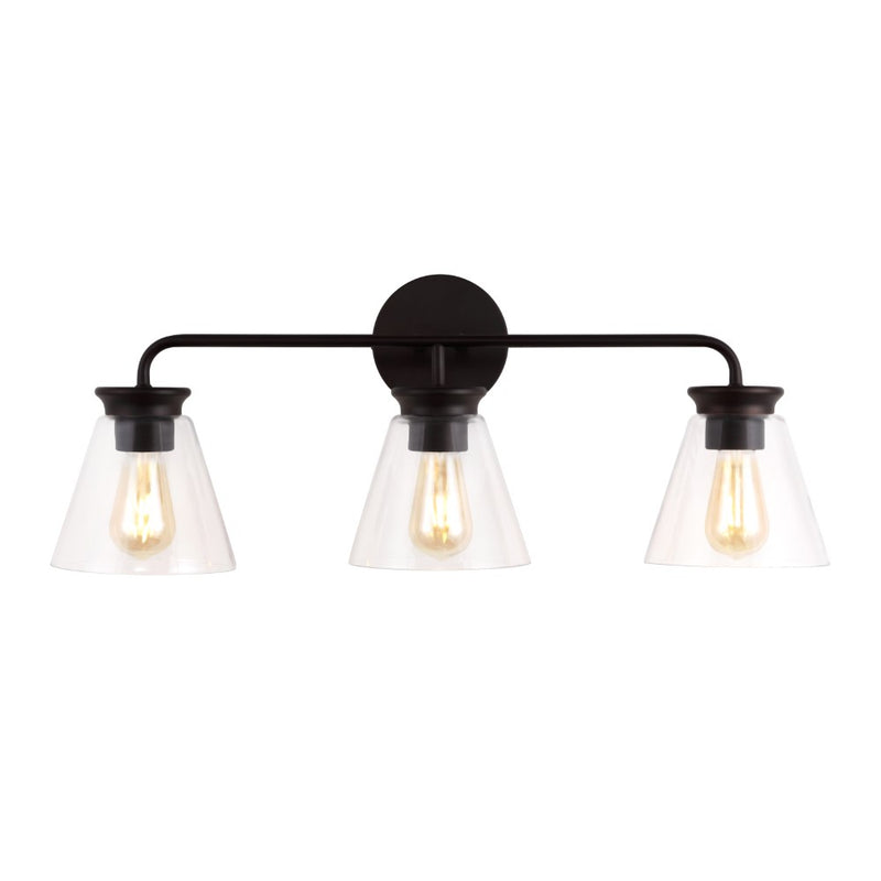 Kondo Modern Farmhouse Iron LED Vanity - JONATHAN Y