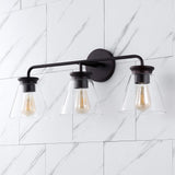 Kondo Modern Farmhouse Iron LED Vanity - JONATHAN Y