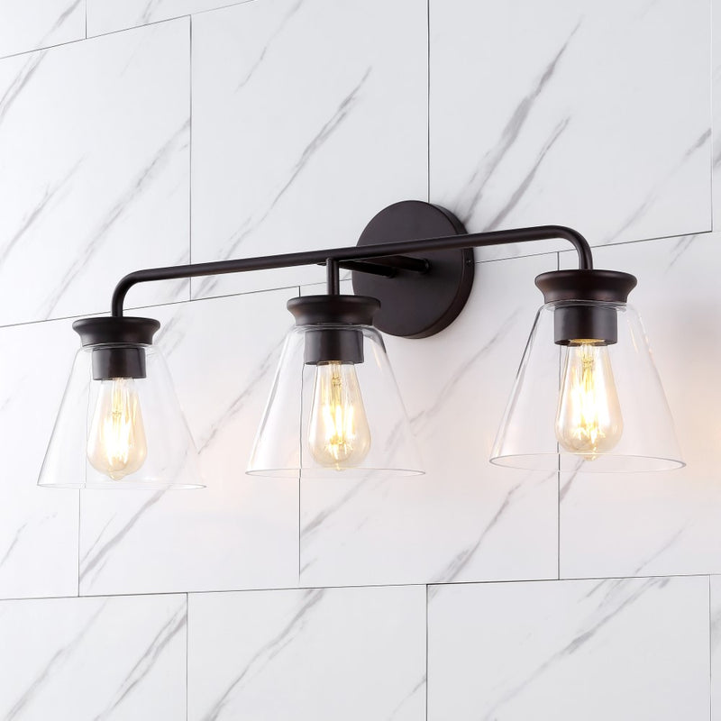 Kondo Modern Farmhouse Iron LED Vanity - JONATHAN Y
