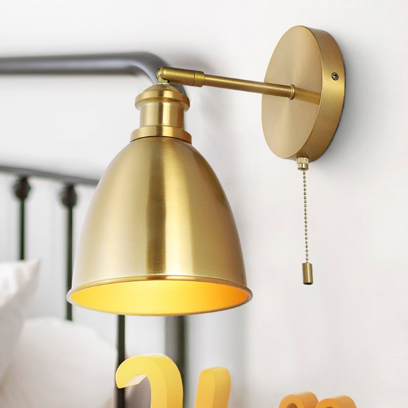Hudson 6.5" Farmhouse Bohemian Iron LED Sconce - JONATHAN Y