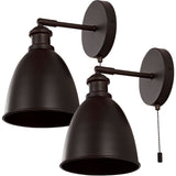 Hudson 6.5" Farmhouse Bohemian Iron LED Sconce - JONATHAN Y