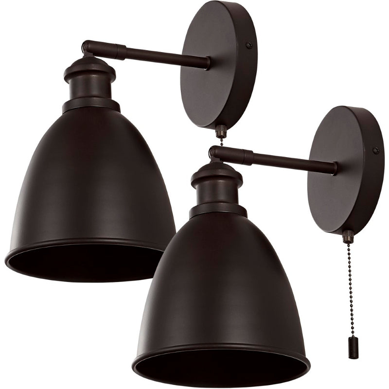 Hudson 6.5" Farmhouse Bohemian Iron LED Sconce - JONATHAN Y