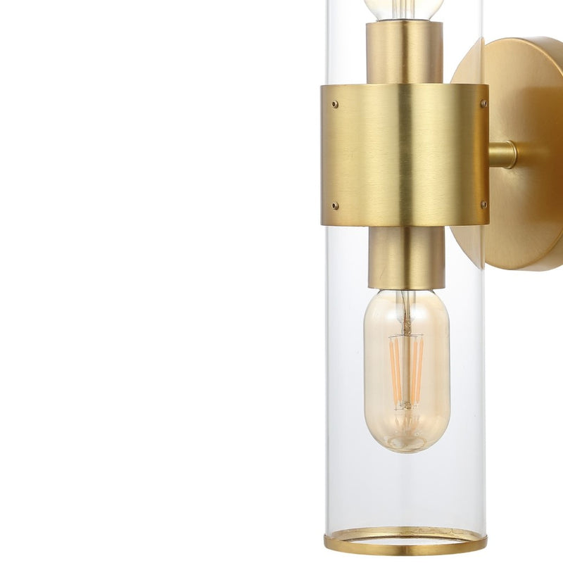 Quinn 15.5"  Mid-Century Modern Iron/Acrylic LED Sconce - JONATHAN Y