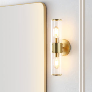 Quinn 15.5"  Mid-Century Modern Iron/Acrylic LED Sconce - JONATHAN Y